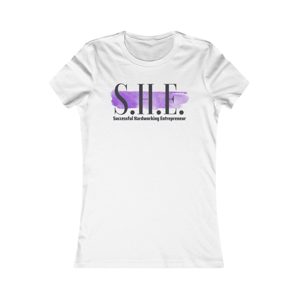 S.H.E. Successful Hardworking Entrepreneur Slim Fit Women's Favorite Tee