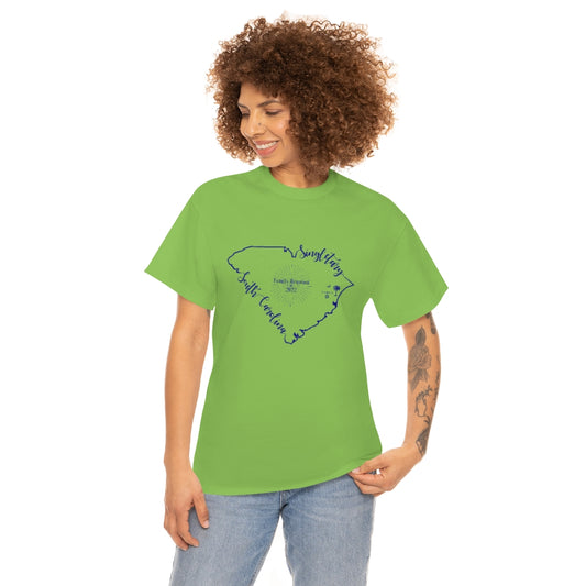 Singletary Family Reunion 2022, Lime Green, Black Writing, Unisex Heavy Cotton Tee