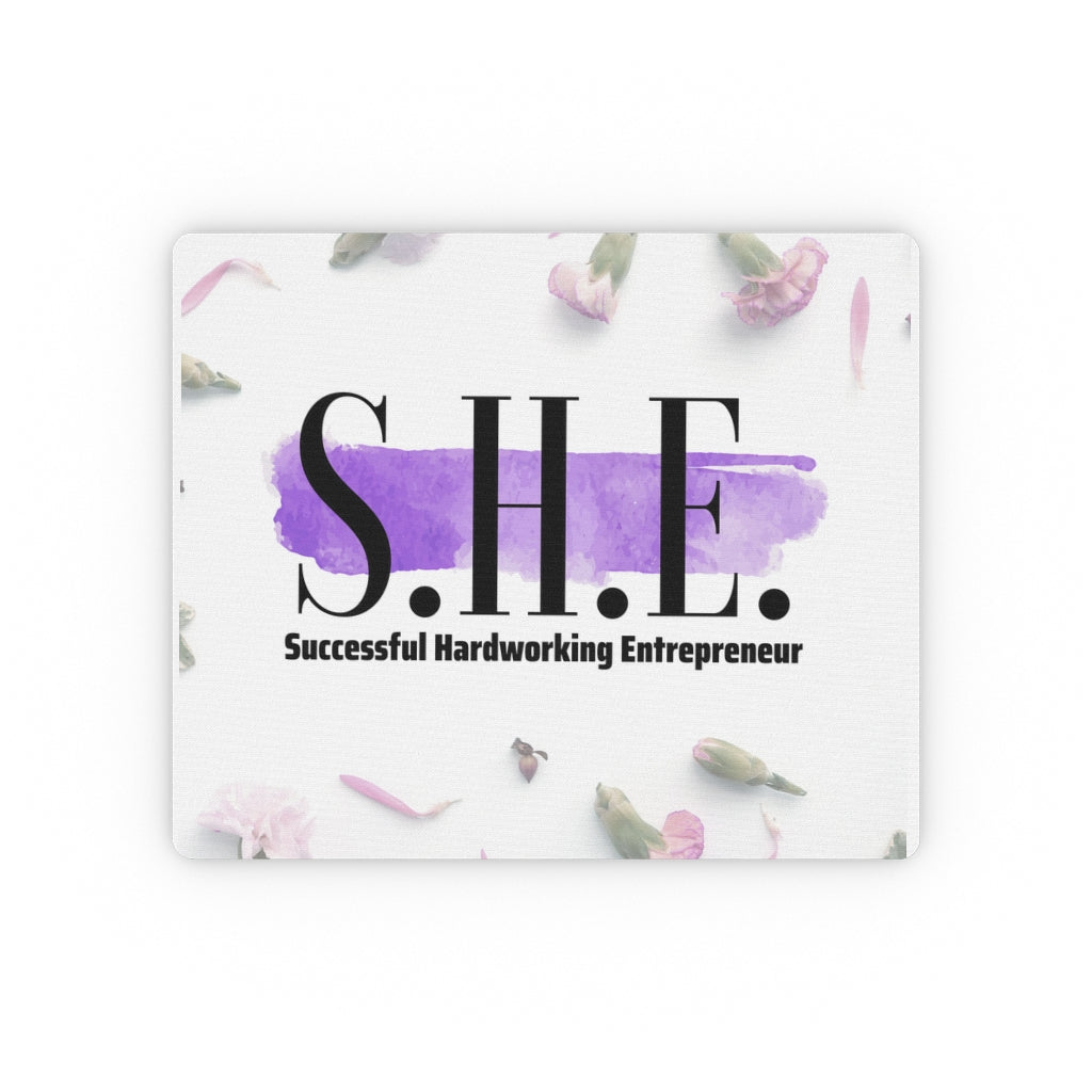 S.H.E. is "Successful Hardworking Entrepreneur" - Rectangular Mouse Pad