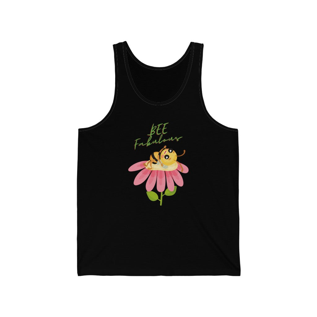 “Bee Fabulous” Unisex Jersey Tank Top