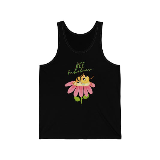 “Bee Fabulous” Unisex Jersey Tank Top