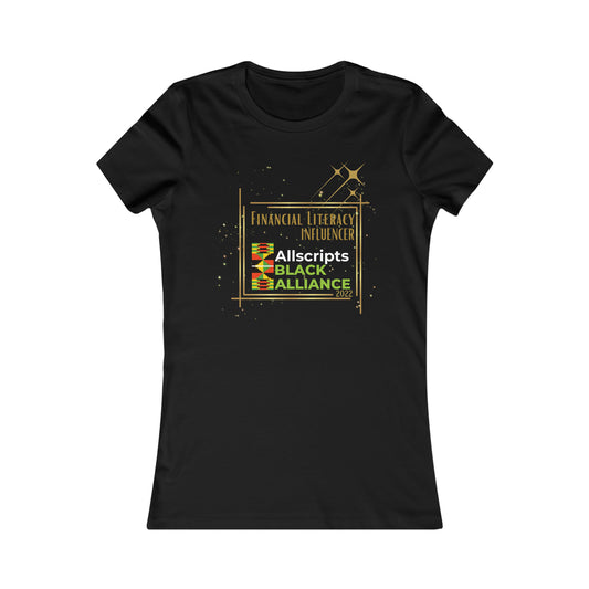 ABA Financial Literacy Black, Women's Favorite Tee