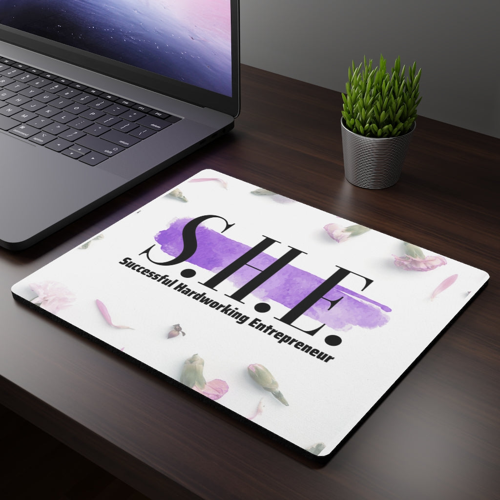 S.H.E. is "Successful Hardworking Entrepreneur" - Rectangular Mouse Pad