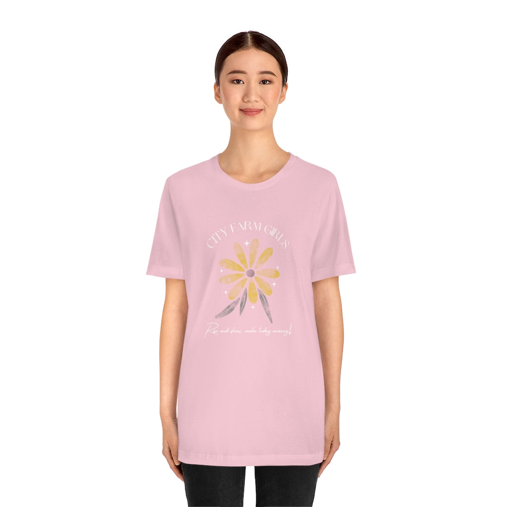 Rise and shine,Unisex Jersey Short Sleeve Tee