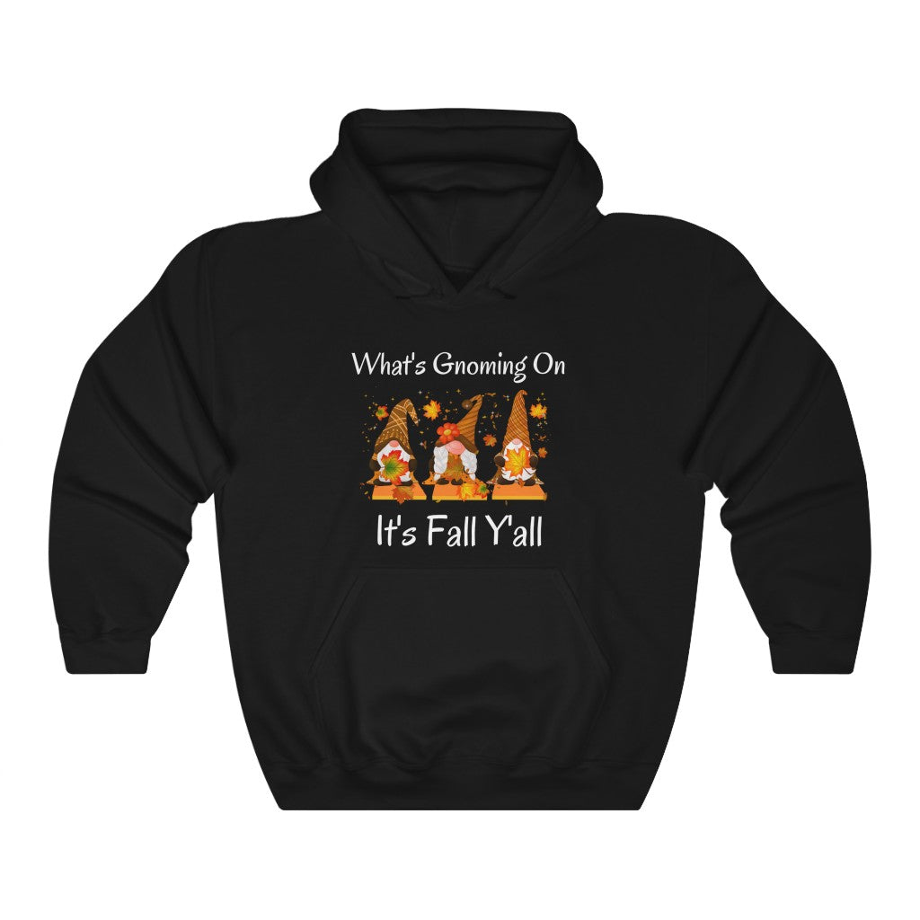 IT'S FALL Y'ALL Black Unisex Heavy Blend Hooded Sweatshirt